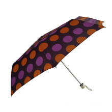 Parapluie design à points résistant au vent en aluminium